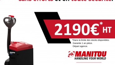 Déstockage Transpalettes électriques Manitou EP15