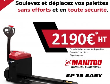 Déstockage Transpalettes électriques Manitou EP15